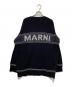 MARNI(マルニ) (マルニ) ロゴデザイン キモノスリーブカーディガン/ニットカーディガン ネイビー サイズ:44：35000円