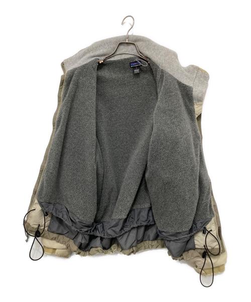 Patagonia（パタゴニア）Patagonia (パタゴニア) Fusion Jacket（フュージョンジャケット）　ナイロンジャケット　裏地フリース　ドローコード　84960・99年製 ベージュ サイズ:Lの古着・服飾アイテム