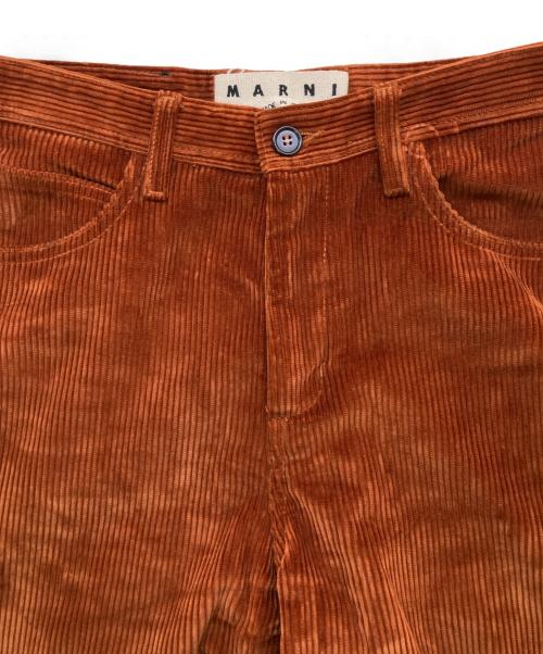 MARNI（マルニ）MARNI (マルニ) コーデュロイフレアパンツ PUMU0118A0S493556 ブラウン サイズ:44の古着・服飾アイテム