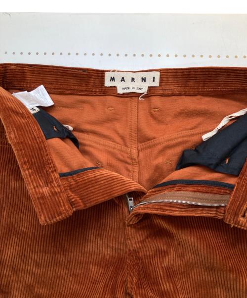 MARNI（マルニ）MARNI (マルニ) コーデュロイフレアパンツ PUMU0118A0S493556 ブラウン サイズ:44の古着・服飾アイテム