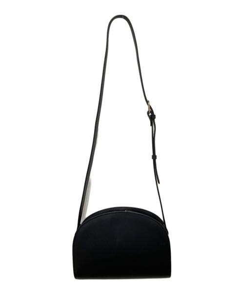 A.P.C.（アーペーセー）A.P.C. (アーペーセー) ハーフムーンショルダーバッグ ブラックの古着・服飾アイテム