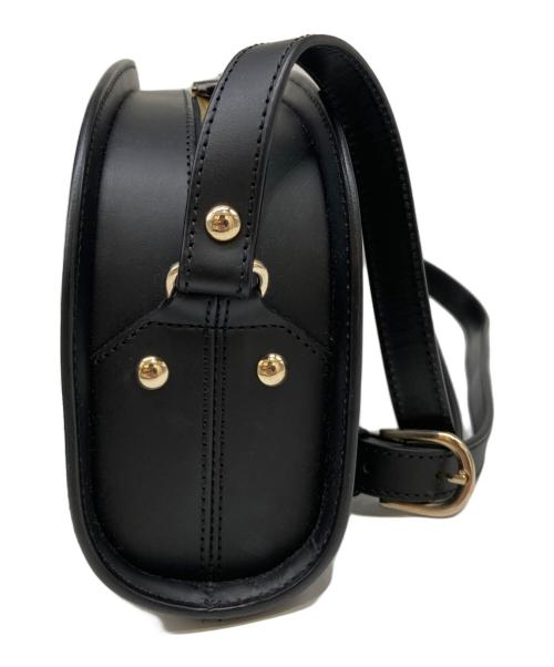 A.P.C.（アーペーセー）A.P.C. (アーペーセー) ハーフムーンショルダーバッグ ブラックの古着・服飾アイテム