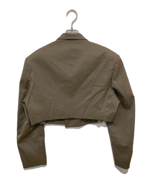 PRANK PROJECT（プランクプロジェクト）PRANK PROJECT (プランクプロジェクト) Tech Wool Cropped Short Jacket ブラウン サイズ:SIZE Freeの古着・服飾アイテム