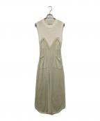TANタン）の古着「LAYERD DESIGN LONG DRESS」｜アイボリー