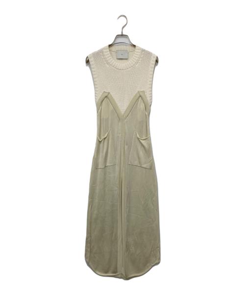 TAN（タン）TAN (タン) LAYERD DESIGN LONG DRESS アイボリー サイズ:SIZE Freeの古着・服飾アイテム