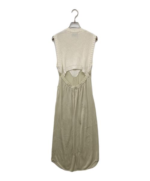 TAN（タン）TAN (タン) LAYERD DESIGN LONG DRESS アイボリー サイズ:SIZE Freeの古着・服飾アイテム