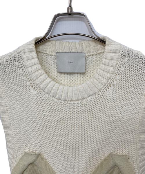 TAN（タン）TAN (タン) LAYERD DESIGN LONG DRESS アイボリー サイズ:SIZE Freeの古着・服飾アイテム