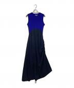 UN3D.アンスリード）の古着「KNIT COMBI N/S OP」｜ブルー