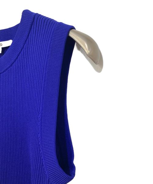 UN3D.（アンスリード）UN3D. (アンスリード) KNIT COMBI N/S OP ブルー サイズ:36の古着・服飾アイテム