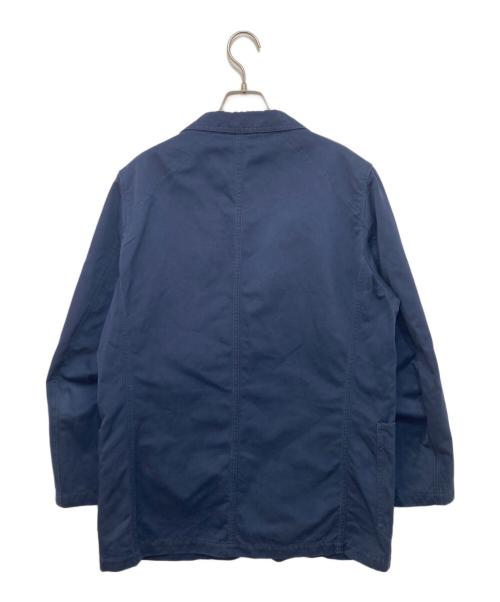 DRAKE'S（ドレイクス）DRAKE'S (ドレイクス) コットン×リネンテーラードジャケット ネイビー サイズ:40の古着・服飾アイテム