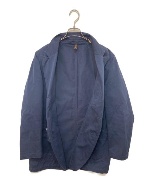DRAKE'S（ドレイクス）DRAKE'S (ドレイクス) コットン×リネンテーラードジャケット ネイビー サイズ:40の古着・服飾アイテム