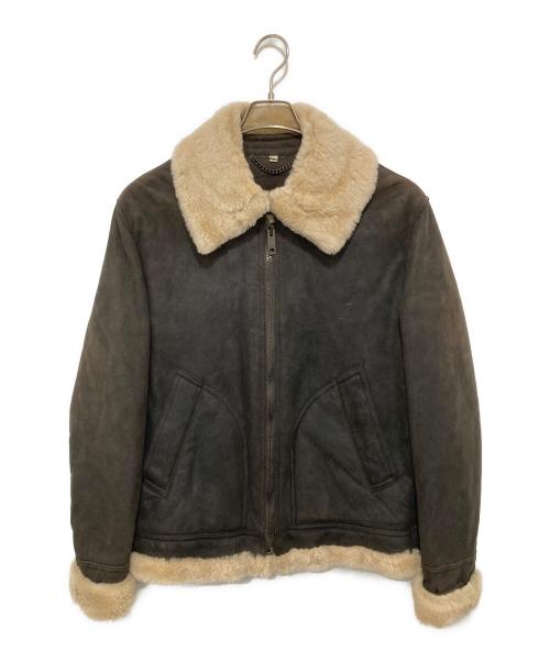 BURBERRY LONDON（バーバリーロンドン）BURBERRY LONDON (バーバリーロンドン) フライトジャケット ブラウン サイズ:52の古着・服飾アイテム