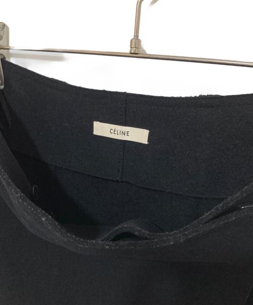CELINE（セリーヌ）CELINE (セリーヌ) ウールラップスカート　フィービー期　2 2P96 ブラック サイズ:34の古着・服飾アイテム