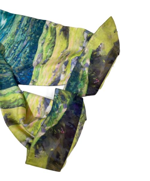 LOEWE（ロエベ）LOEWE (ロエベ) スタジオジブリ (スタジオジブリ) ロエベ x ハウルの動く城 ハウルの動く城 ソフィーとカルシファー 長袖シャツ SB44Y06X04 ブルー サイズ:36の古着・服飾アイテム