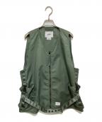 WTAPSダブルタップス）の古着「RACK VEST」｜オリーブ