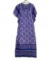 ne quittez pas（ヌキテパ）の古着「Cotton Voile Arabesque Print Flare Sleeve Dress」｜パープル