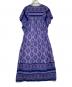 ne quittez pas (ヌキテパ) Cotton Voile Arabesque Print Flare Sleeve Dress パープル サイズ:M：10000円