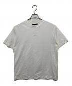 LOUIS VUITTONルイ ヴィトン）の古着「インサイドアウト エンボス LVロゴ Ｔシャツ」｜ホワイト