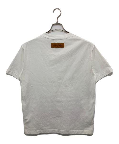 LOUIS VUITTON（ルイ ヴィトン）LOUIS VUITTON (ルイ ヴィトン) インサイドアウト エンボス LVロゴ Ｔシャツ ホワイト サイズ:Ｍの古着・服飾アイテム