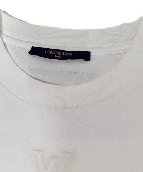 LOUIS VUITTON（ルイ ヴィトン）LOUIS VUITTON (ルイ ヴィトン) インサイドアウト エンボス LVロゴ Ｔシャツ ホワイト サイズ:Ｍの古着・服飾アイテム