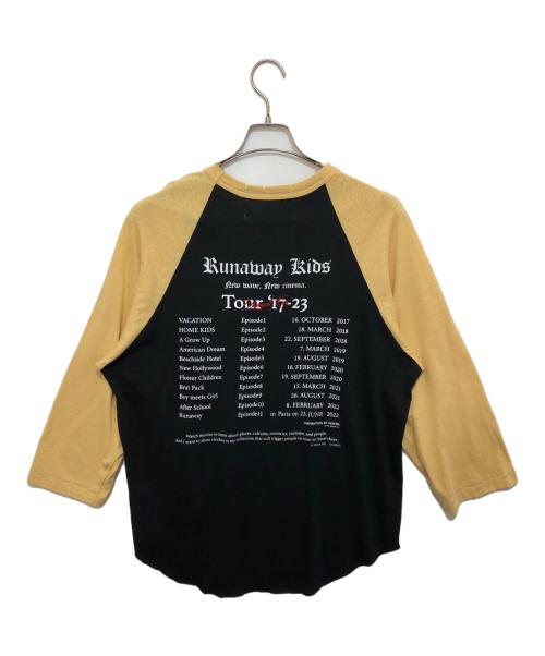 DAIRIKU（ダイリク）DAIRIKU (ダイリク) New Raglan Tee ブラック サイズ:Lの古着・服飾アイテム