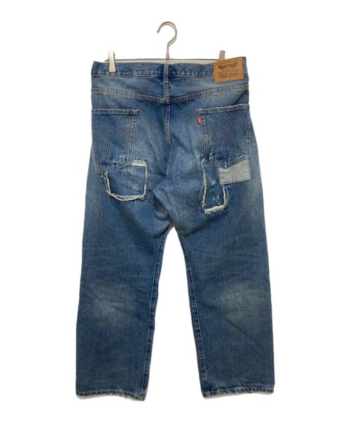 glamb（グラム）glamb (グラム) パサデナアンプラグドデニム パンツ インディゴ サイズ:Mの古着・服飾アイテム