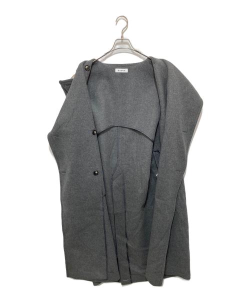 SACRA（サクラ）SACRA (サクラ) スペリオル メルトンロングジレ グレー サイズ:38の古着・服飾アイテム