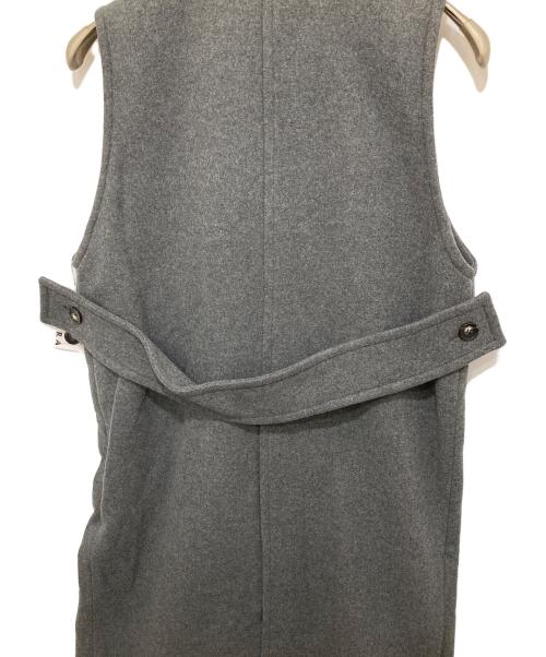 SACRA（サクラ）SACRA (サクラ) スペリオル メルトンロングジレ グレー サイズ:38の古着・服飾アイテム