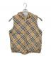 BURBERRY（バーバリー）の古着「リバーシブルパテッドベスト / ノバチェック柄 ダウンベスト　8092537」｜ベージュ
