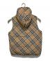 BURBERRY (バーバリー) リバーシブルパテッドベスト / ノバチェック柄 ダウンベスト　8092537 ベージュ サイズ:14Y：32000円