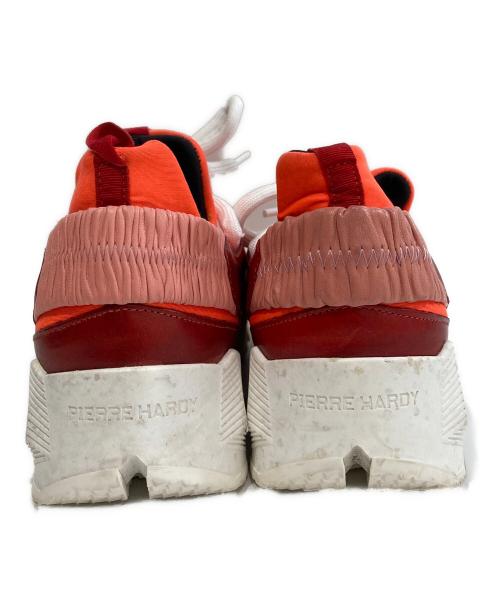 PIERRE HARDY（ピエールアルディ）PIERRE HARDY (ピエールアルディ) ダッドスニーカー　トレックコメット　TREK COMET オレンジ サイズ:37の古着・服飾アイテム