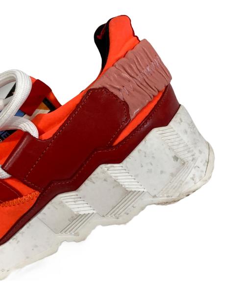 PIERRE HARDY（ピエールアルディ）PIERRE HARDY (ピエールアルディ) ダッドスニーカー　トレックコメット　TREK COMET オレンジ サイズ:37の古着・服飾アイテム