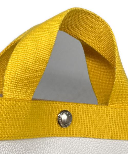 Herve Chapelier（エルベシャプリエ）Herve Chapelier (エルベシャプリエ) ハンドバッグ ホワイトの古着・服飾アイテム