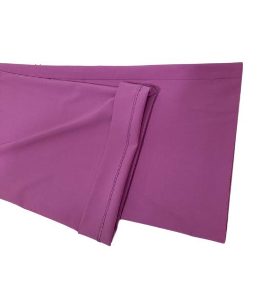 HYKE（ハイク）HYKE (ハイク) STRETCH WIDE LEG PANTS ピンク サイズ:1の古着・服飾アイテム