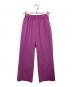 HYKE（ハイク）の古着「STRETCH WIDE LEG PANTS」｜ピンク