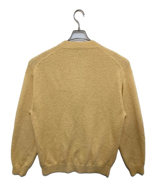 H BEAUTY&YOUTH（エイチ ビューティー&ユース）H BEAUTY&YOUTH (エイチ ビューティー&ユース) ツイストコットンカーディガン イエロー サイズ:Sの古着・服飾アイテム