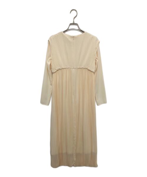 anuans（アニュアンス）anuans (アニュアンス) プリーツデザインワンピース アイボリー サイズ:Sの古着・服飾アイテム