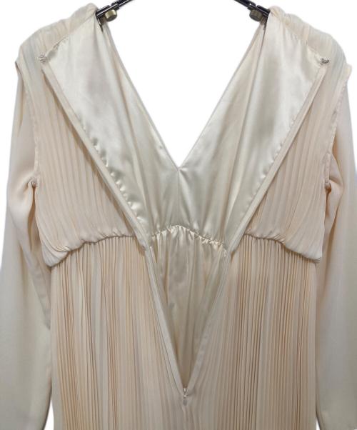 anuans（アニュアンス）anuans (アニュアンス) プリーツデザインワンピース アイボリー サイズ:Sの古着・服飾アイテム