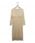 anuans (アニュアンス) プリーツデザインワンピース アイボリー サイズ:S：6000円