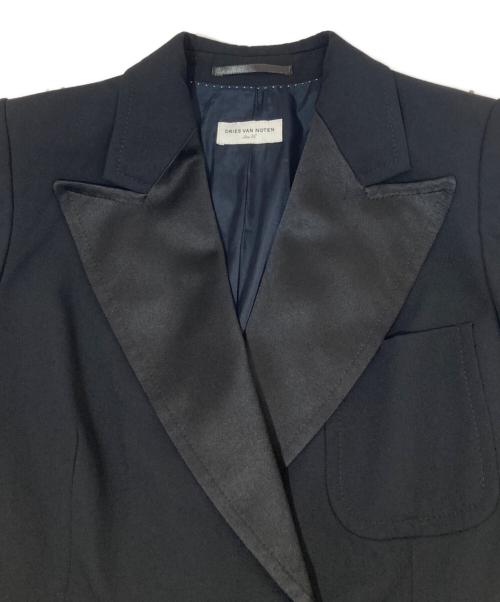 DRIES VAN NOTEN（ドリスヴァンノッテン）DRIES VAN NOTEN (ドリスヴァンノッテン) ウールテーラードジャケット ブラック サイズ:記載なしの古着・服飾アイテム