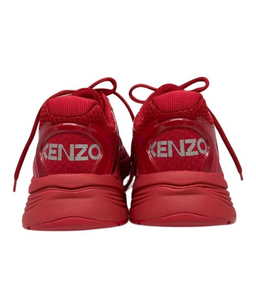 KENZO（ケンゾー）KENZO (ケンゾー) PACE LOW-TOP SNEAkER レッド サイズ:26.5の古着・服飾アイテム