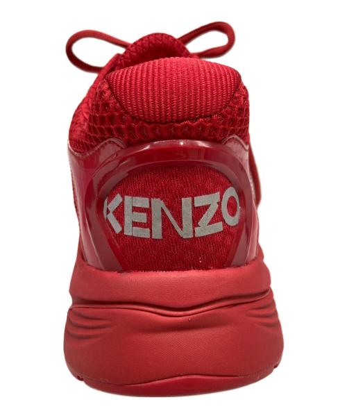 KENZO（ケンゾー）KENZO (ケンゾー) PACE LOW-TOP SNEAkER レッド サイズ:26.5の古着・服飾アイテム