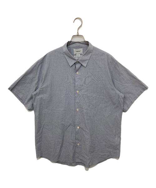 YAECA（ヤエカ）YAECA (ヤエカ) 半袖チェックシャツ ブルー サイズ:Mの古着・服飾アイテム