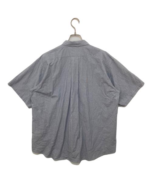 YAECA（ヤエカ）YAECA (ヤエカ) 半袖チェックシャツ ブルー サイズ:Mの古着・服飾アイテム