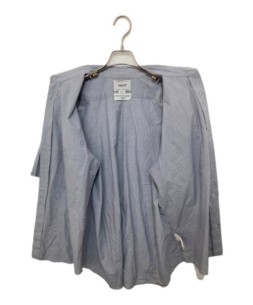 YAECA（ヤエカ）YAECA (ヤエカ) 半袖チェックシャツ ブルー サイズ:Mの古着・服飾アイテム