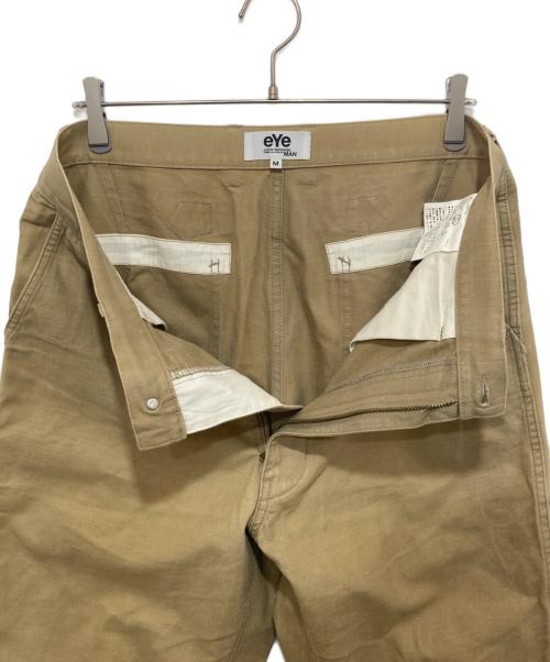 eYe COMME des GARCONS JUNYAWATANABE MAN（アイ コム デ ギャルソン ジュンヤ ワタナベ マン）eYe COMME des GARCONS JUNYAWATANABE MAN (アイ コム デ ギャルソン ジュンヤ ワタナベ マン) シンチバックワークパンツ ブラウン サイズ:Mの古着・服飾アイテム