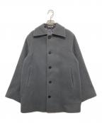AURALEEオーラリー）の古着「ライトメルトンハーフコート」｜グレー