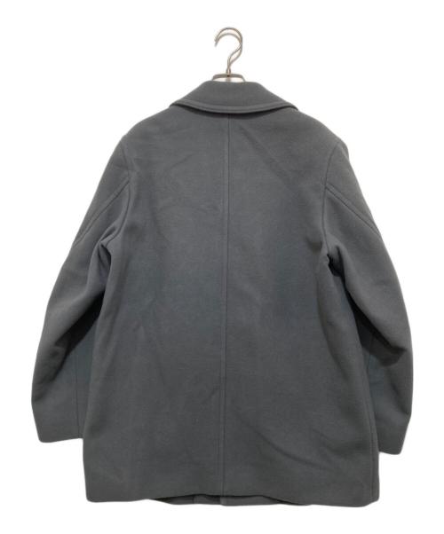 AURALEE（オーラリー）AURALEE (オーラリー) ライトメルトンハーフコート グレーの古着・服飾アイテム