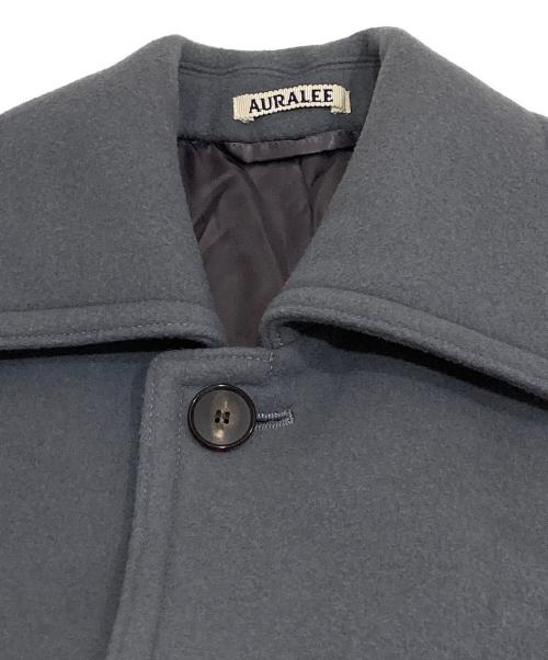 AURALEE（オーラリー）AURALEE (オーラリー) ライトメルトンハーフコート グレーの古着・服飾アイテム