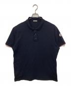 MONCLERモンクレール）の古着「MAGLIA POLO MANICA CORTA」｜ブラック
